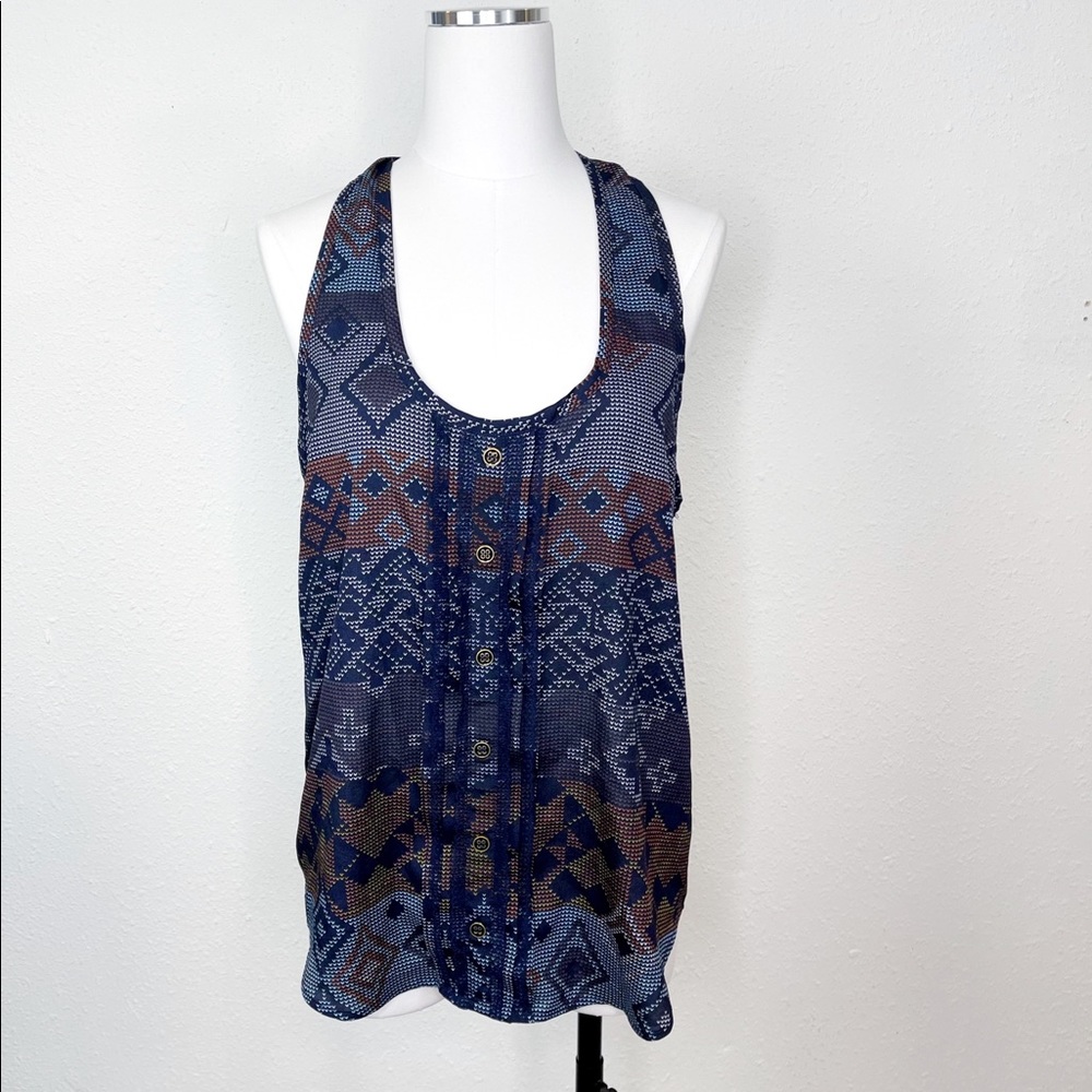 Chance or Fate Tank Top cross stitch pattern SZ L